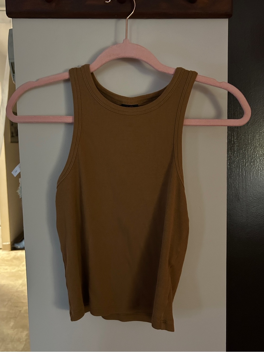 No boundaries tank tan/brown